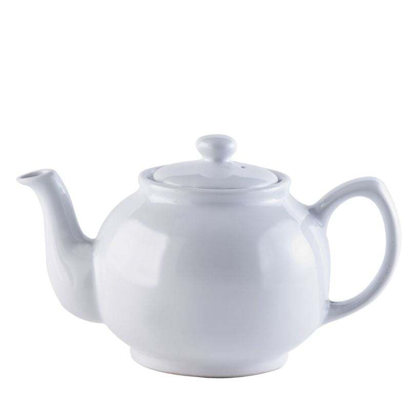 6 Cup Teapot - White