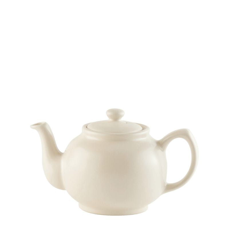 2 Cup Teapot - Matte Cream
