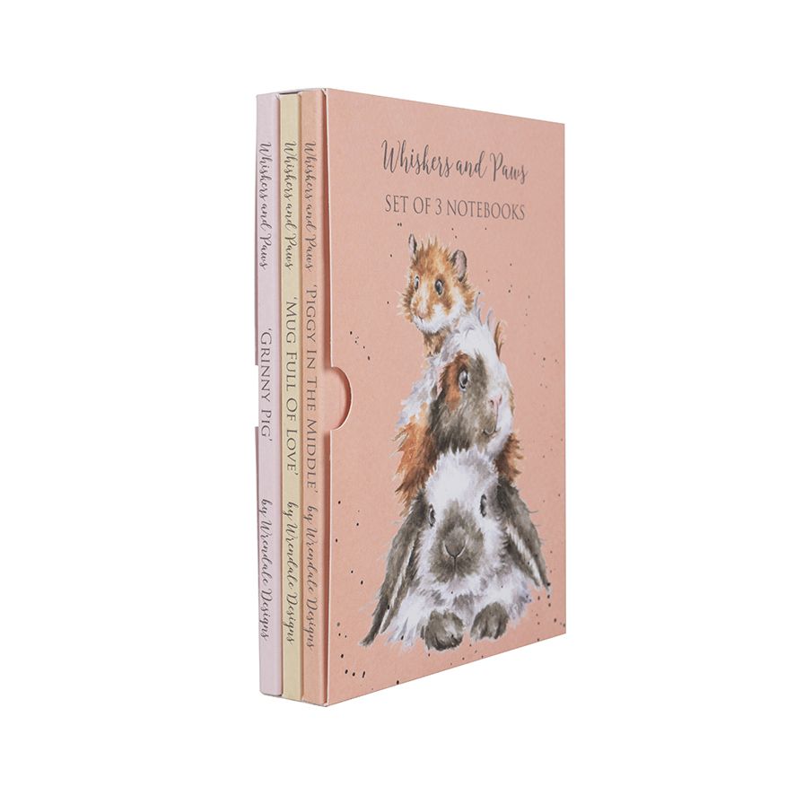 Whiskers & Paws - Set of 3 Notebooks