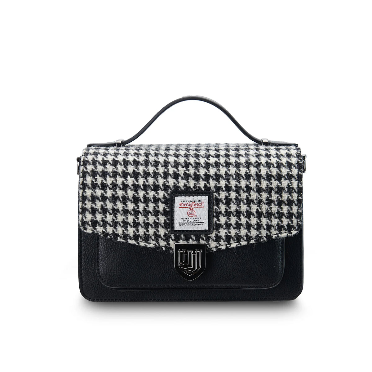 Islander envelope Satchel - Black and White