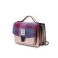 Islander envelope Satchel - Pink Blue Tartan