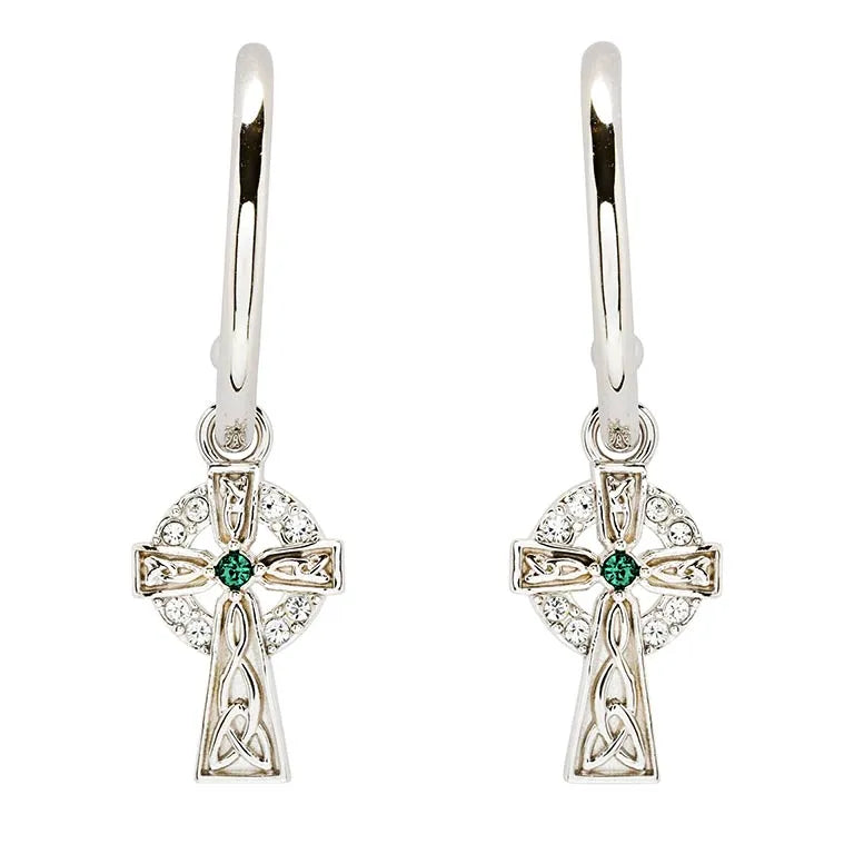 Shanore - Cross Hoop Earrings