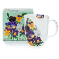 Botanical Flowers Viola Mug