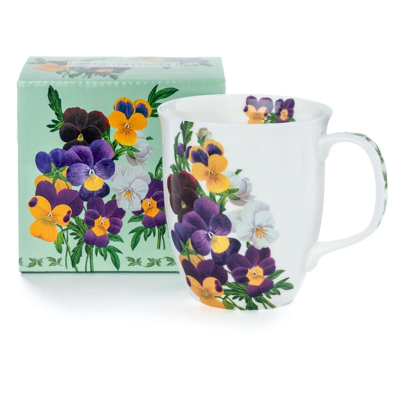 Botanical Flowers Viola Mug