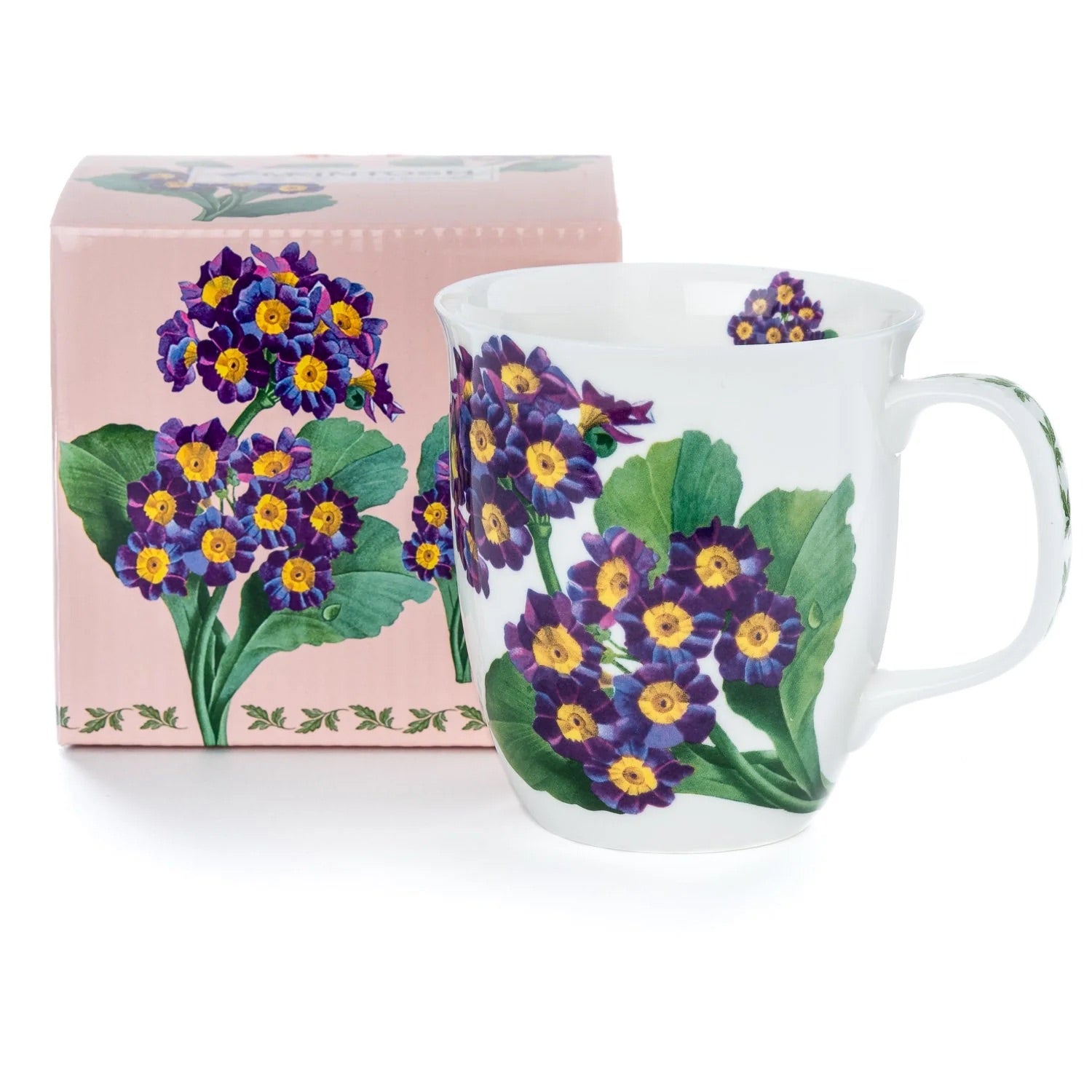 Botanical Flowers Purple Primrose Mug