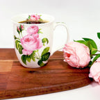 Botanical Flowers Pink Rose Mug