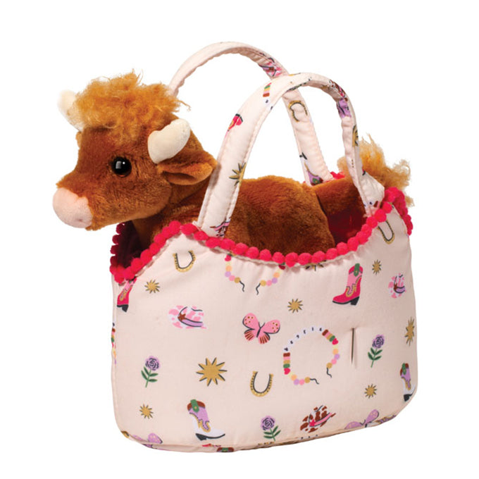 Sassy Pet Sack with Highland Cow