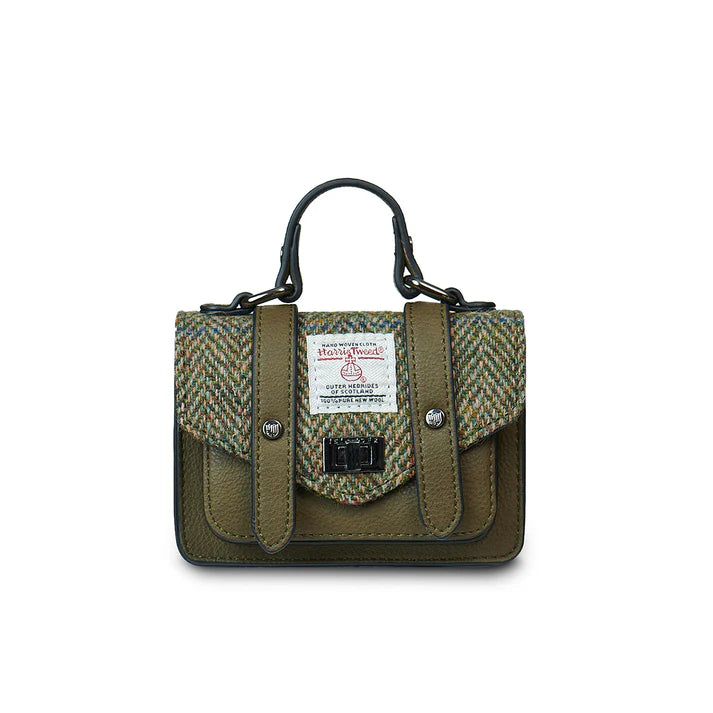Islander Wee Satchel - Chestnut Herringbone