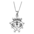 Scottish Luckenbooth Silver Pendant