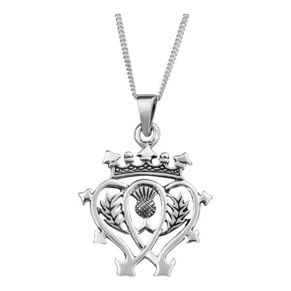 Scottish Luckenbooth Silver Pendant