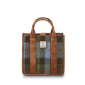 Islander Medium Tobi Tote - Chestnut and Blue Tartan