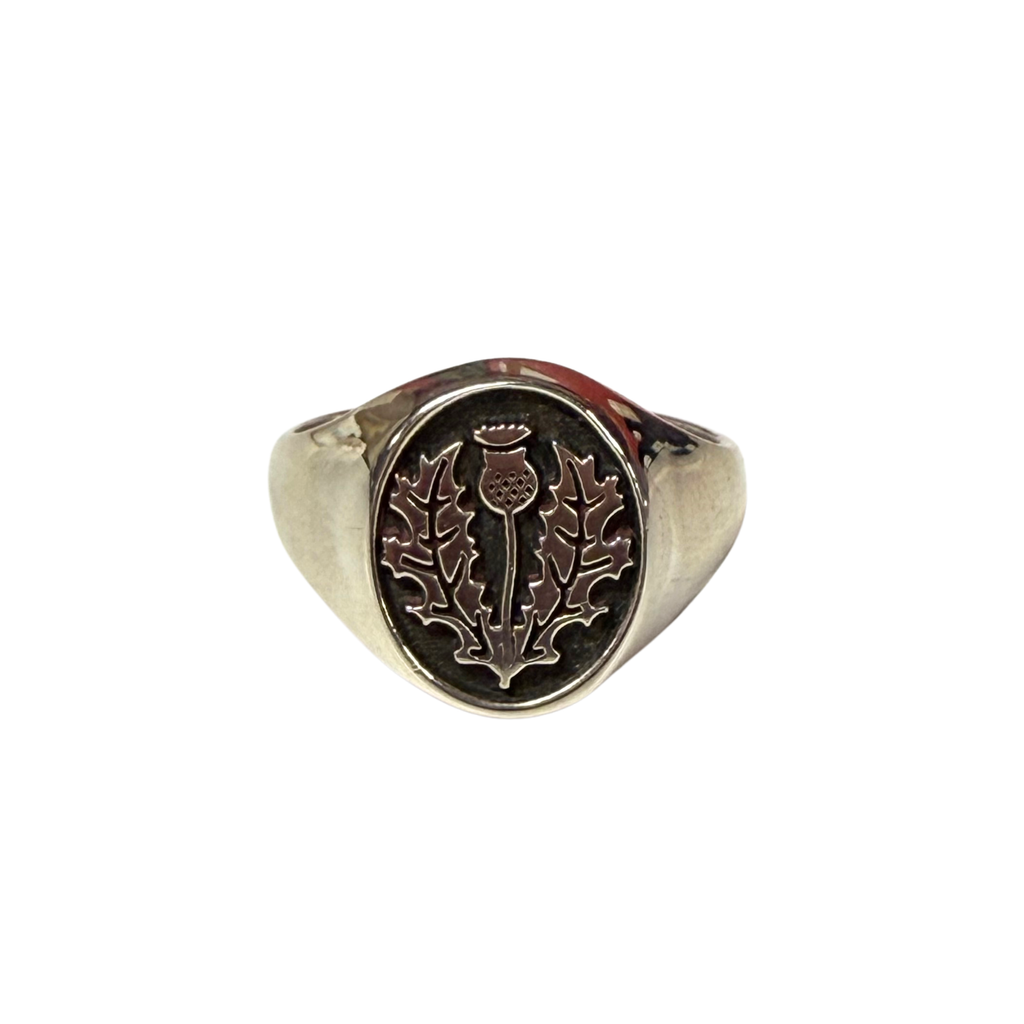 Thistle Ring Silver