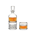 Ashford stackable Glass Decanter Set