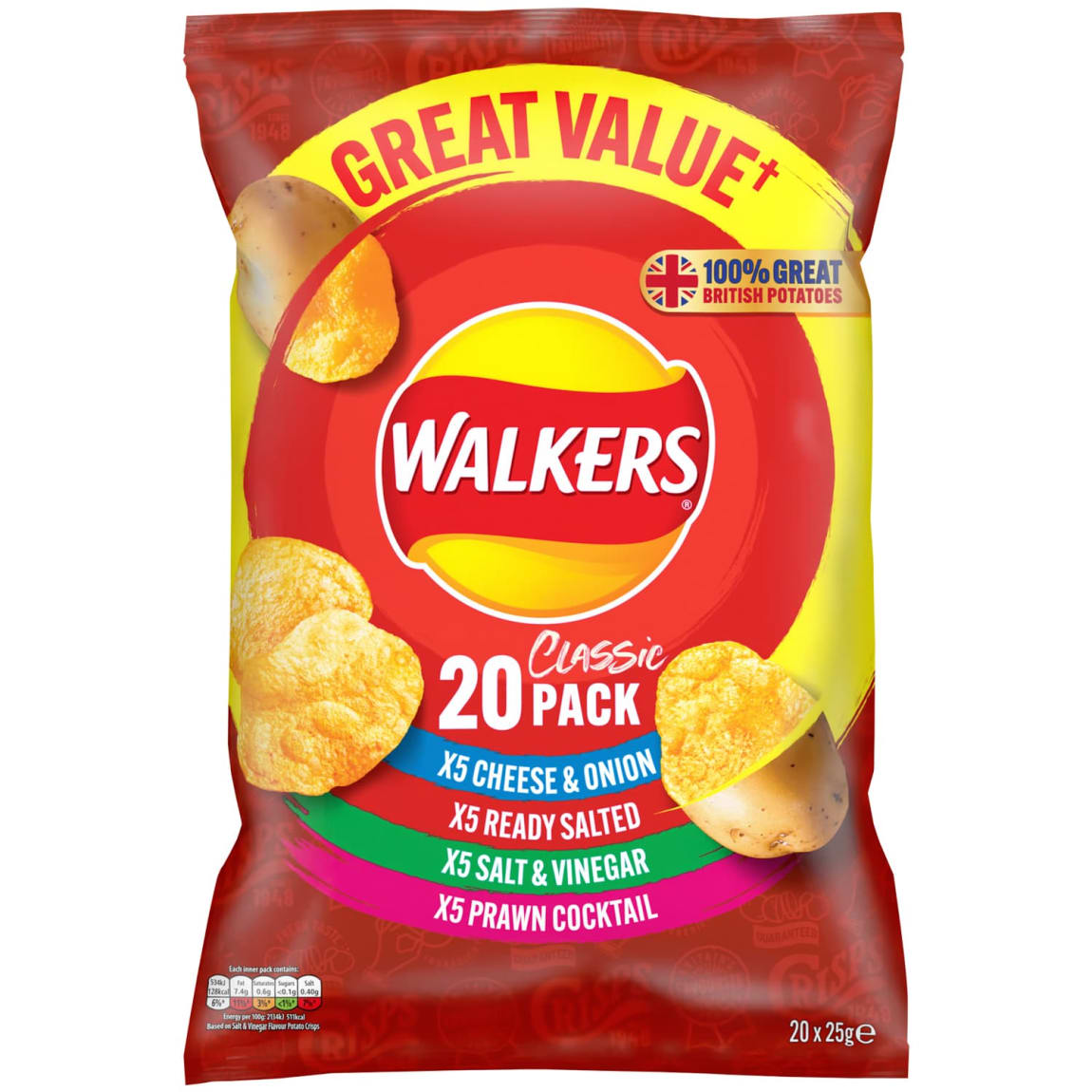 Walkers Variety - 20pk