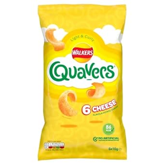 Walkers Quavers Cheese - 6pk