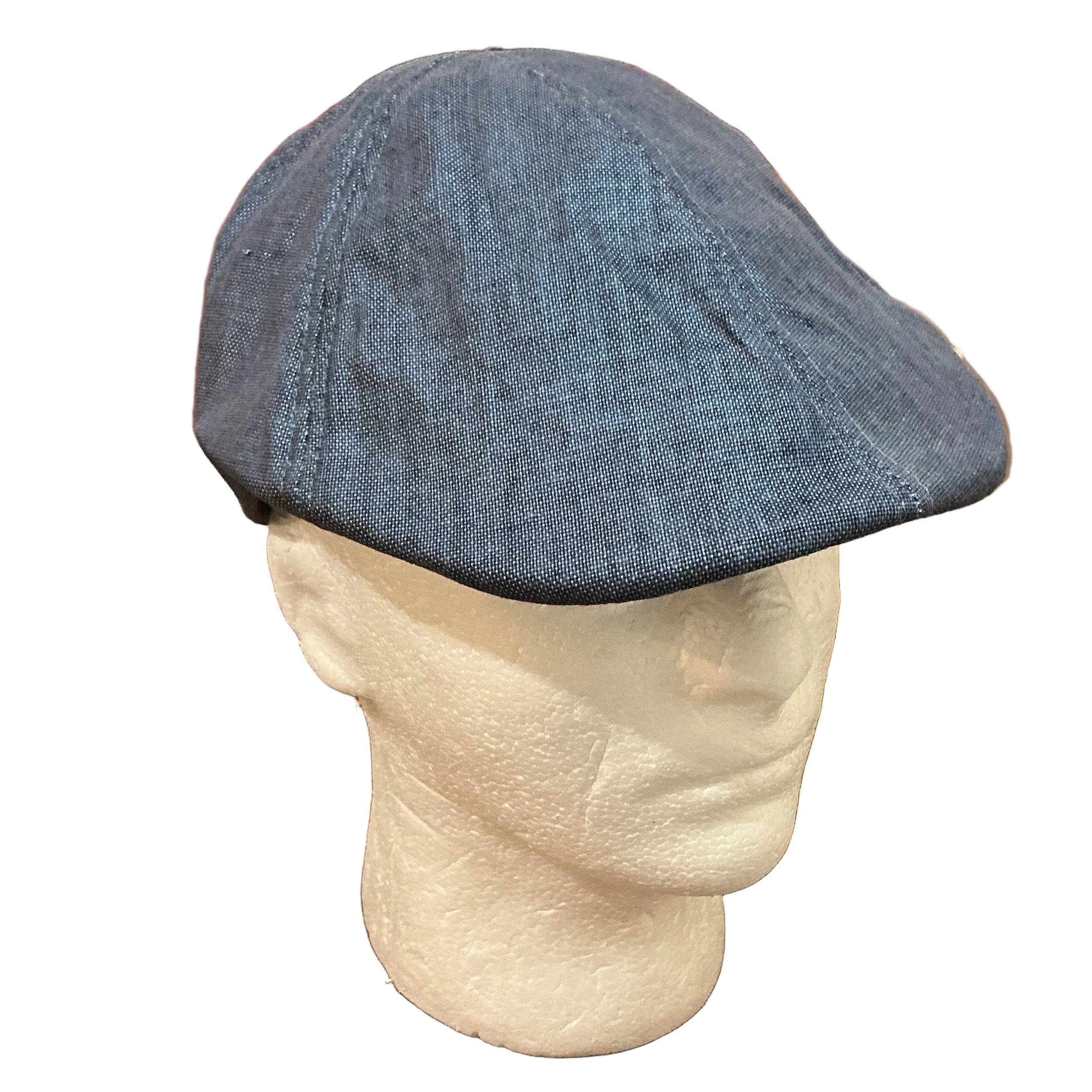 Linen panel cap - Denim