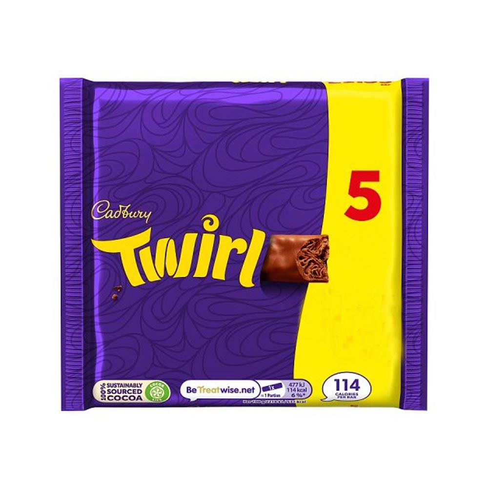 Cadbury Twirl Bar - 5 pack