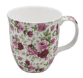 Pretty Chintzy Red & Pink Roses Java Mug