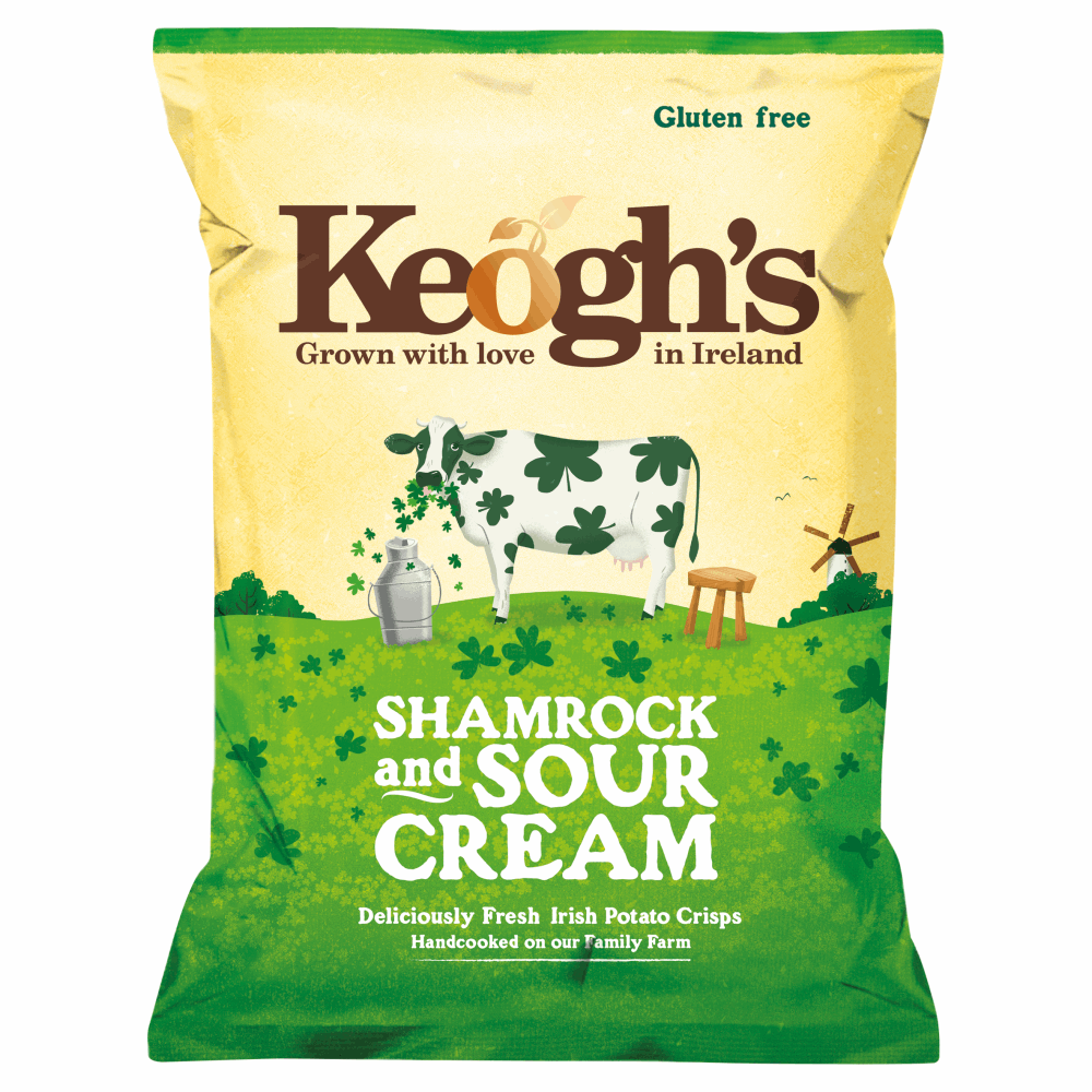 Keoghs Shamrock & Sour Cream Crisps