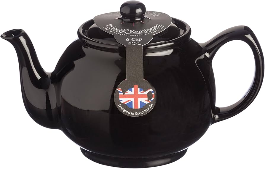 Black Teapot - 6 Cup