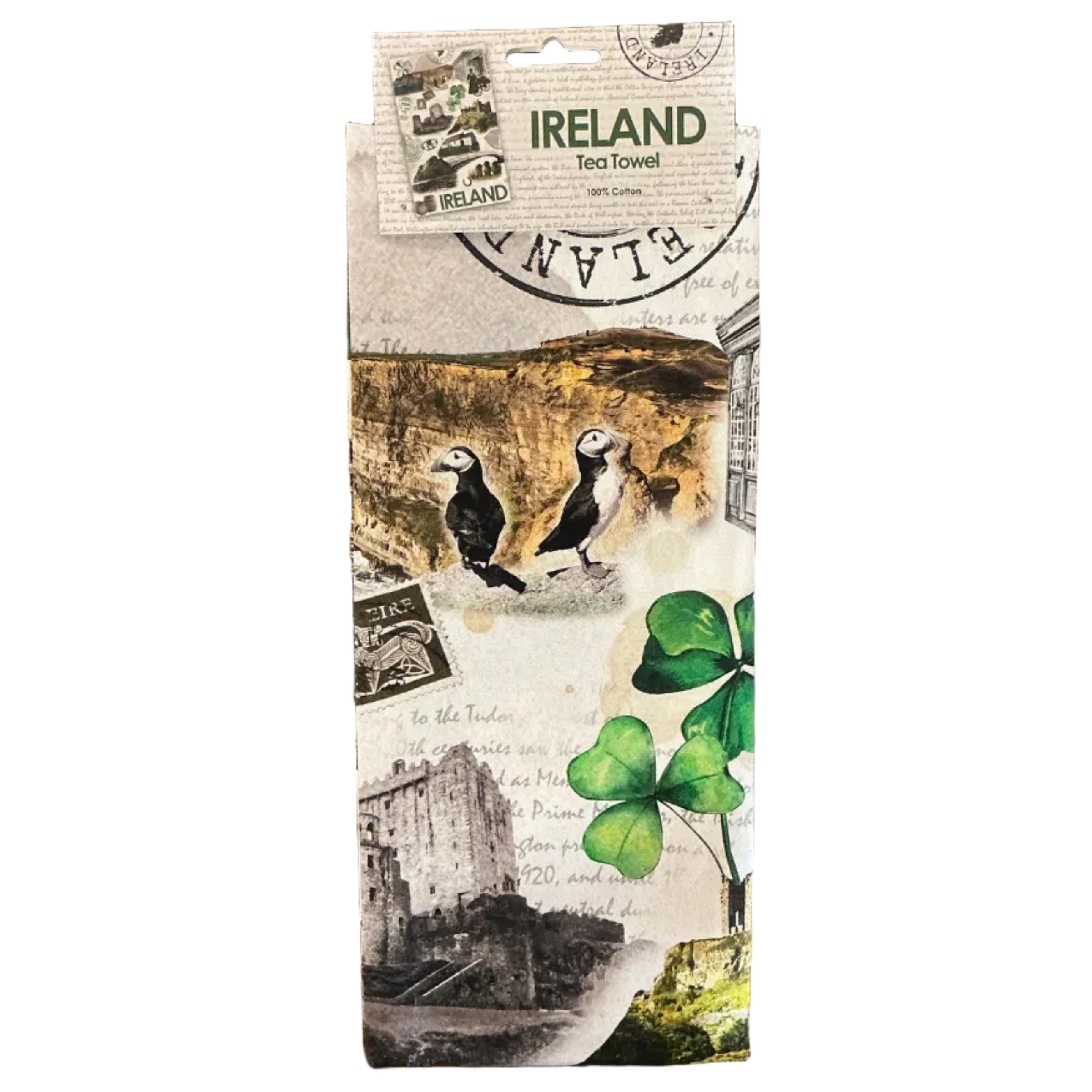 Tea Towel - Ireland collage