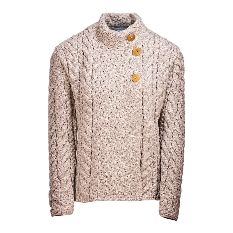 Aran Asymmetrical Cardigan