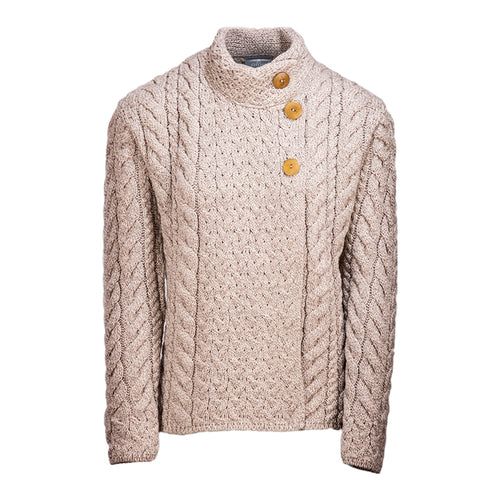 Aran Asymmetrical Cardigan