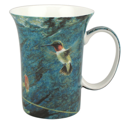 Bateman Ruby-Throat and Columbine Crest Mug