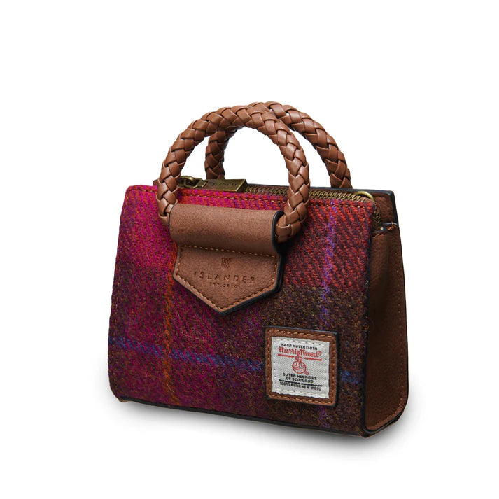 Islander Mini Arran Tote - Fuchsia Tartan