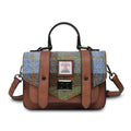 Islander Mini Satchel - Chestnut and Blue