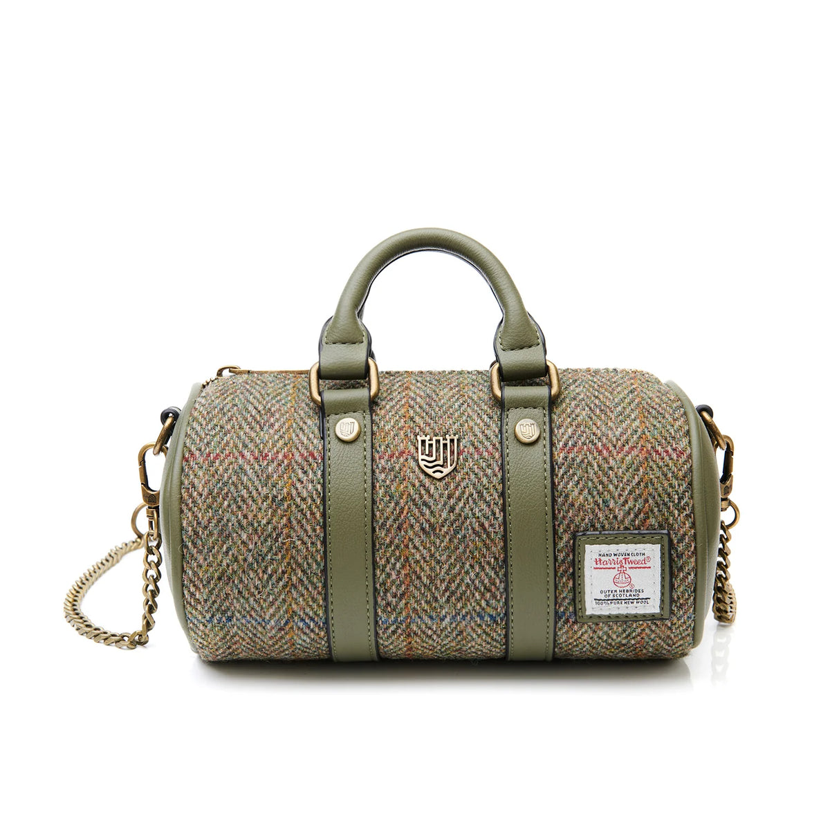 Islander Mini Duffel Bag -  Chestnut herringbone
