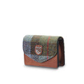 Islander Card Case - Chestnut and Blue Tartan