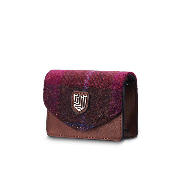 Islander Card Case - Fuchsia Tartan