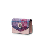 Islander Card Case - Pink and Blue Tartan