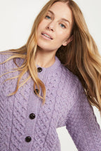 Merino Wool Aran Cardigan