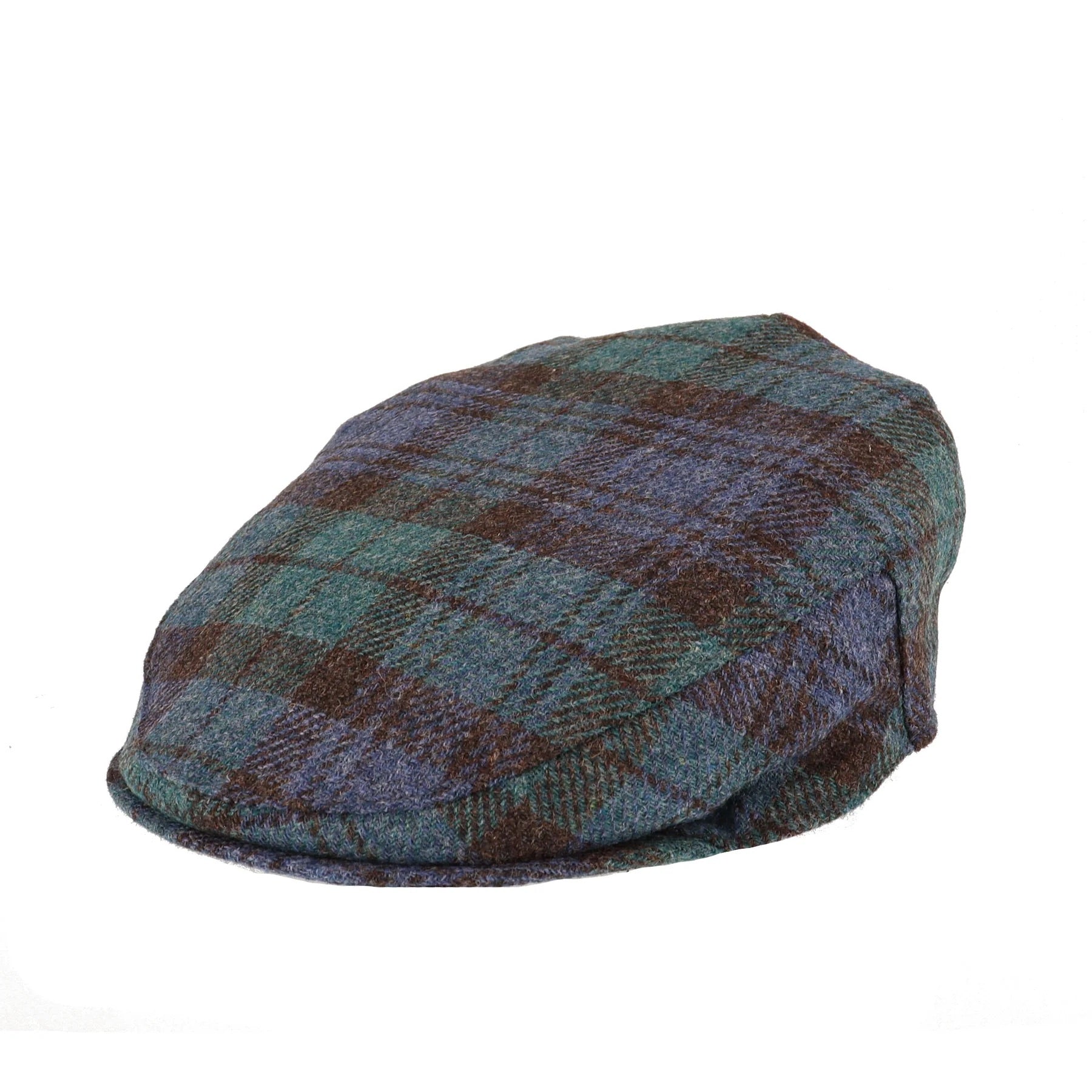 Harris Tweed Wool Country Flat Cap