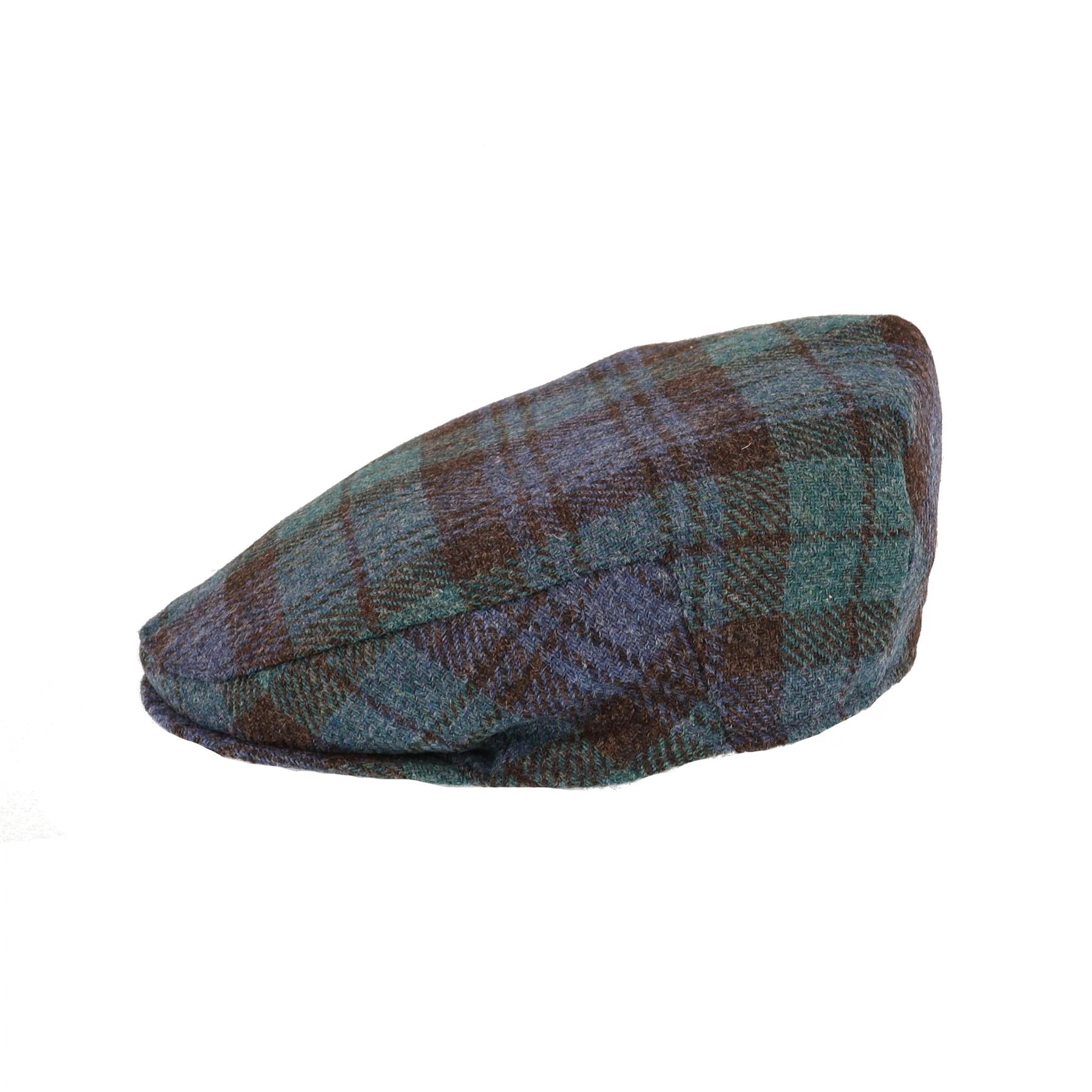 Harris Tweed Wool Country Flat Cap