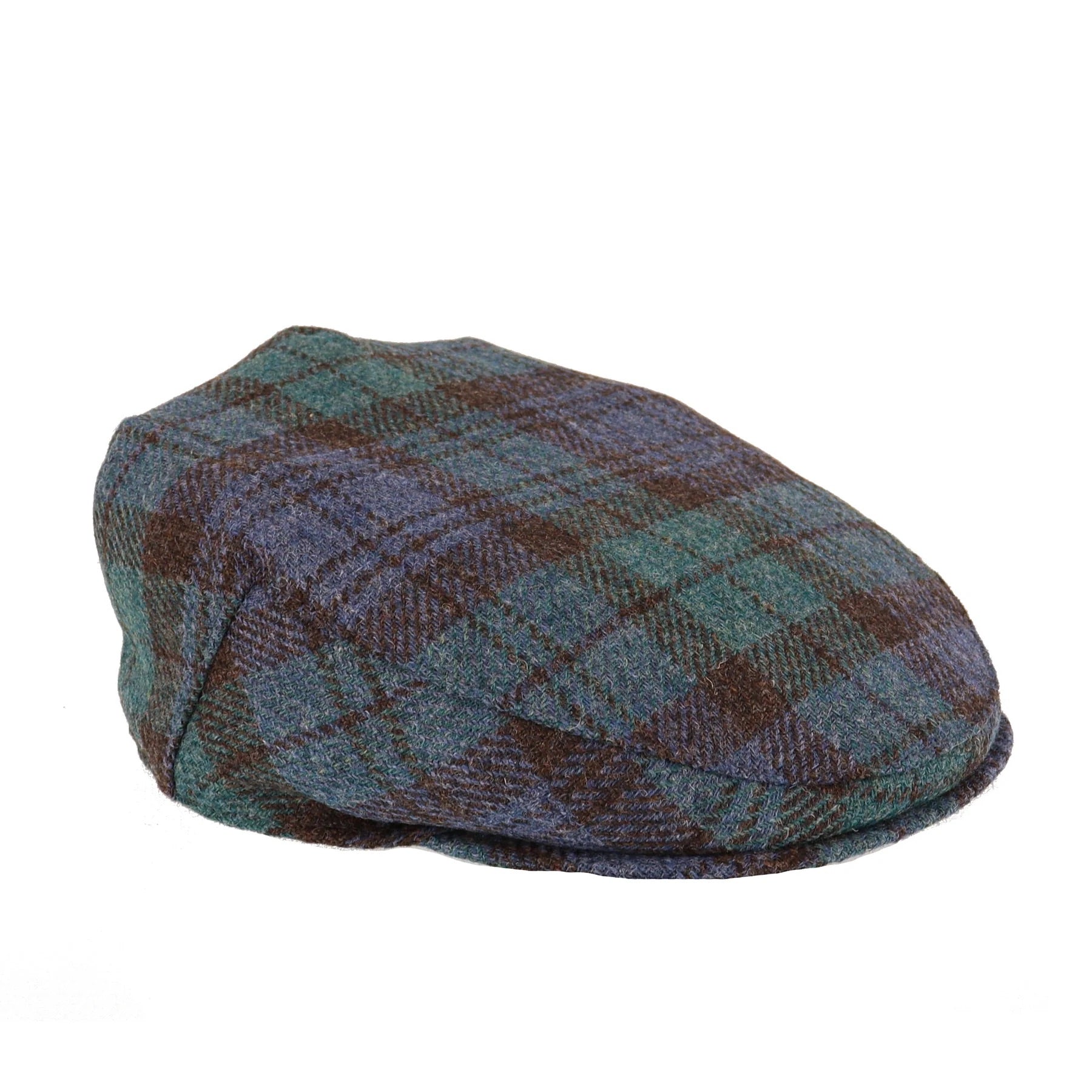 Harris Tweed Wool Country Flat Cap