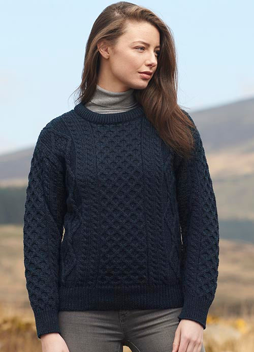 Aran Crew Neck Sweater