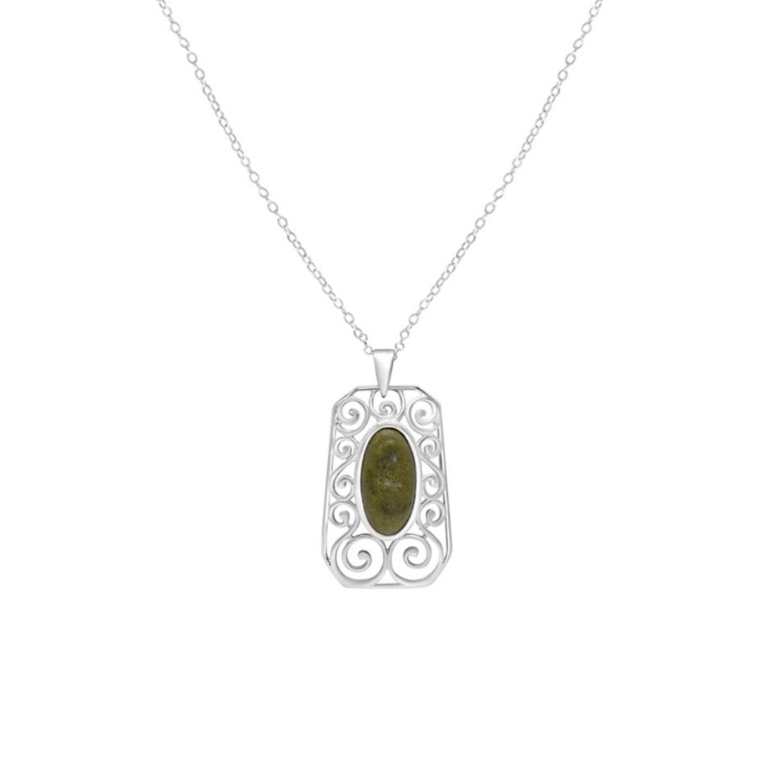 Connemara Marble - Swirl Pendant