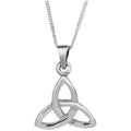 Celtic Trinity Knot Silver Pendant Small