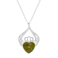 Connemara Marble - Claddagh Pendant