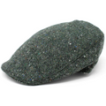 Donegal Touring Cap Tweed - Dark Green Fleck