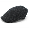 Donegal Touring Cap Tweed - Black & Charcoal
