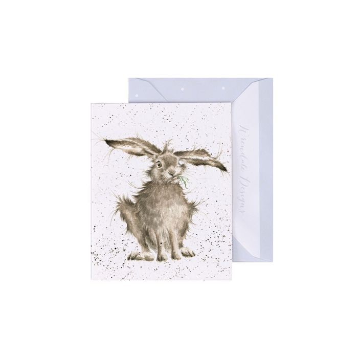 Wrendale Mini Card 'Hare-Brained'