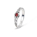 HY RING CELTIC/RUBY