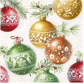 'Christmas Bubbles' Napkins