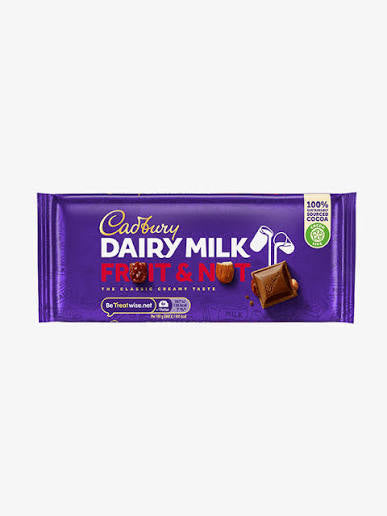 Cadbury Fruit & Nut 180g