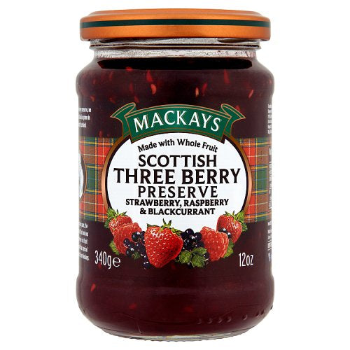 Mackays Three Berry Jam