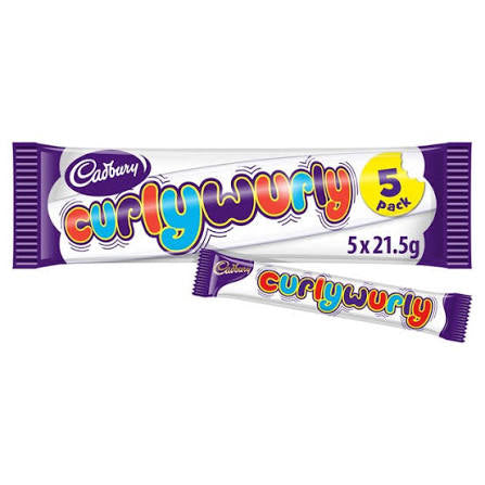 Cadbury Curly Wurly - 5 pack